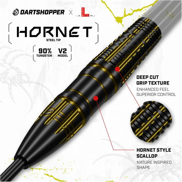 L-Style Hornet V2 90% - Steel Tip Darts - Trade In