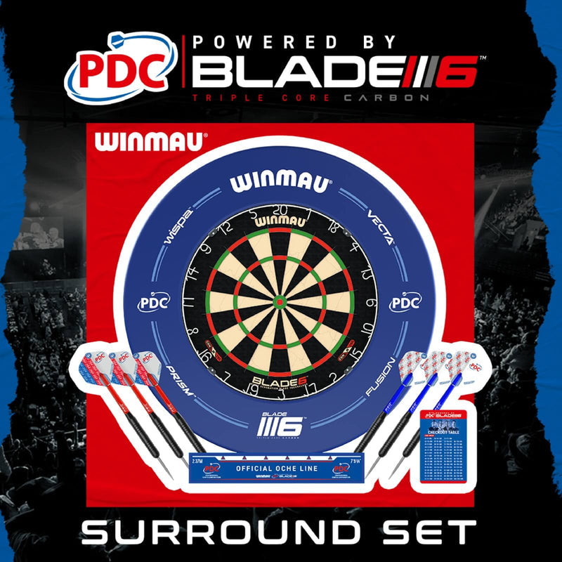 Winmau - Blade 6 PDC Dartboard Surround Set