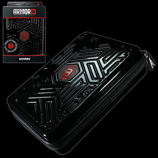 Winmau Armor G4 Dart Case Black (Holds 4 Sets)
