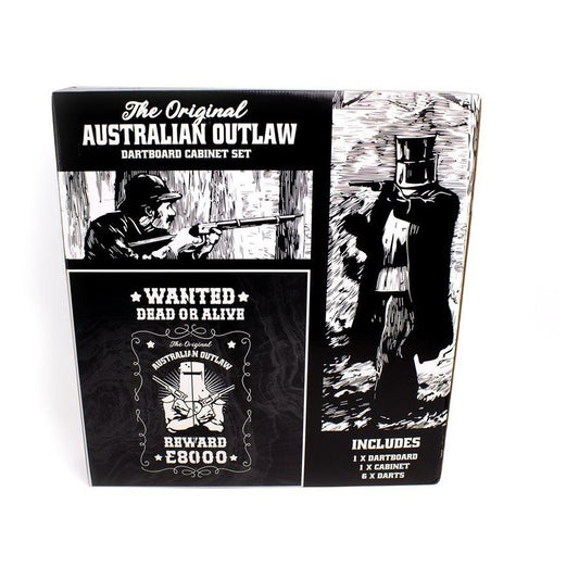Outlaw Dartboard Cabinet Set