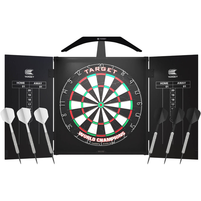 Target - Arc Dartboard and Lighting Cabinet Set