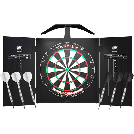 Target - Arc Dartboard and Lighting Cabinet Set