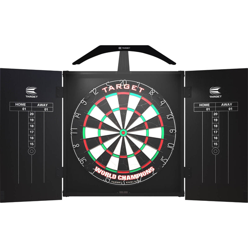 Target - Arc Dartboard and Lighting Cabinet Set