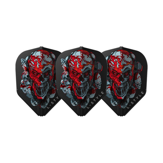 L-STYLE RYAN SEARLE V4 EZ DART FLIGHTS BLACK L3 SHAPE