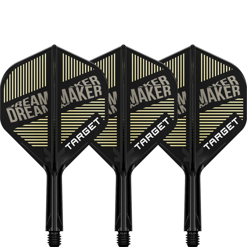Target - K-Flex Dimitri Van Den Bergh - No2 Dart Flights - Integrated Flight & Shaft System