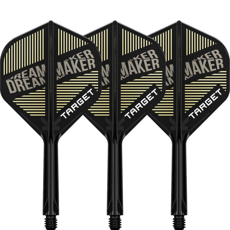 Target - K-Flex Dimitri Van Den Bergh - No2 Dart Flights - Integrated Flight & Shaft System