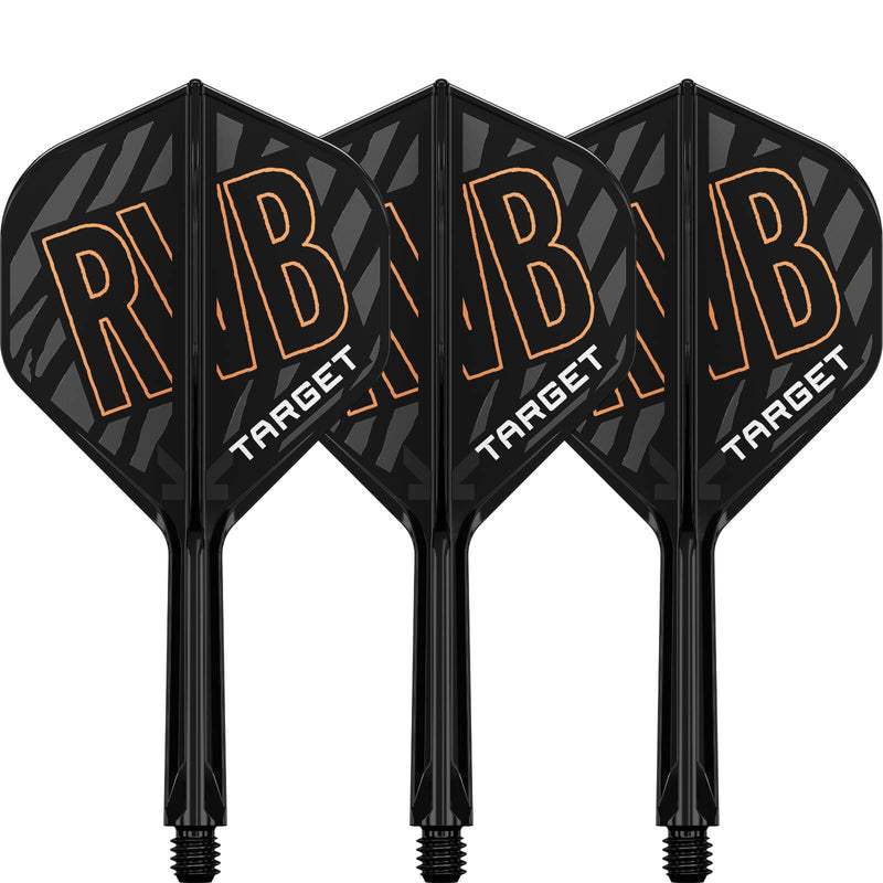 Target - K-Flex Raymond Van Barneveld - Big Wing Dart Flights - Integrated Flight & Shaft System