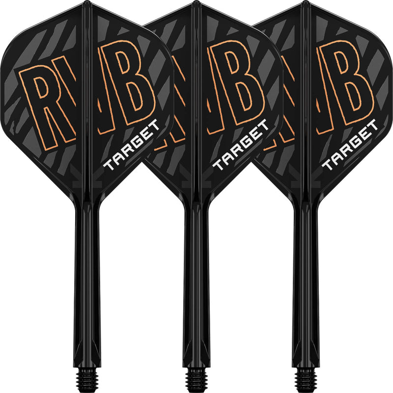 Target - K-Flex Raymond Van Barneveld - Big Wing Dart Flights - Integrated Flight & Shaft System