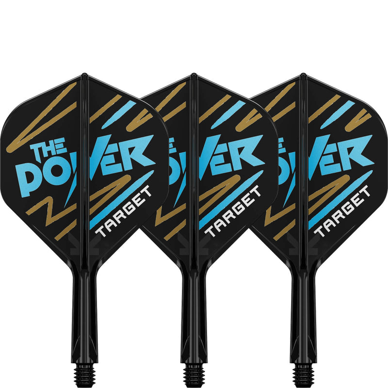 Target - K-Flex Phil Taylor - Big Wing Dart Flights - Integrated Flight & Shaft System