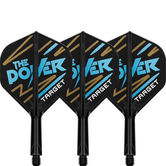 Target - K-Flex Phil Taylor - Big Wing Dart Flights - Integrated Flight & Shaft System