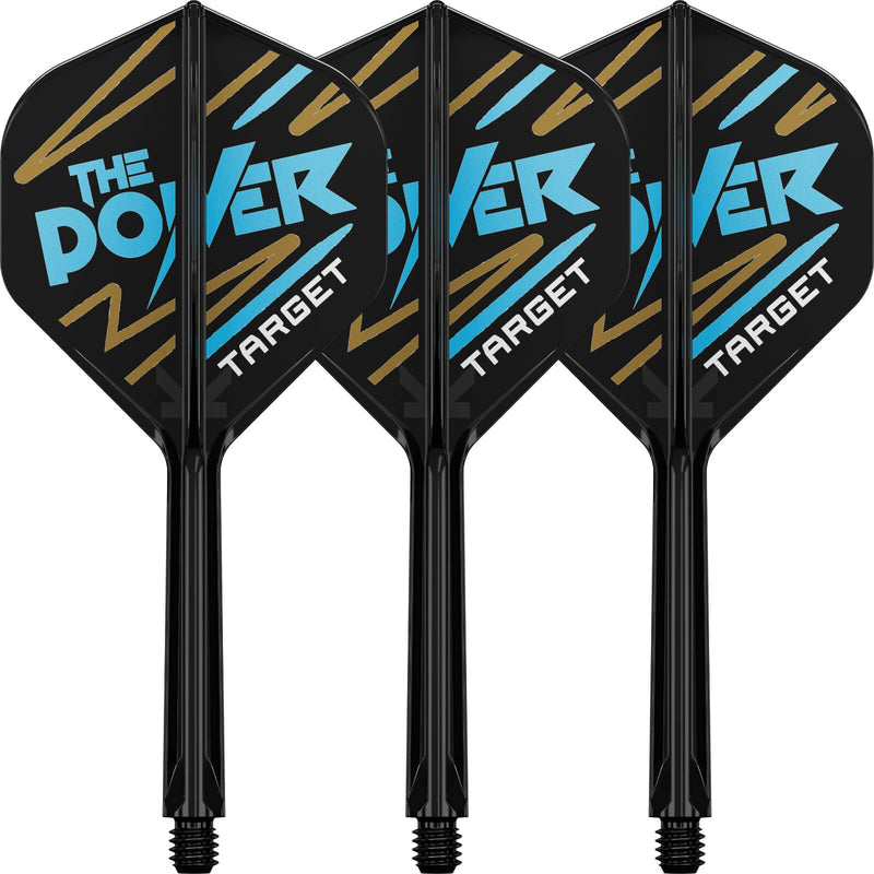 Target - K-Flex Phil Taylor - Big Wing Dart Flights - Integrated Flight & Shaft System