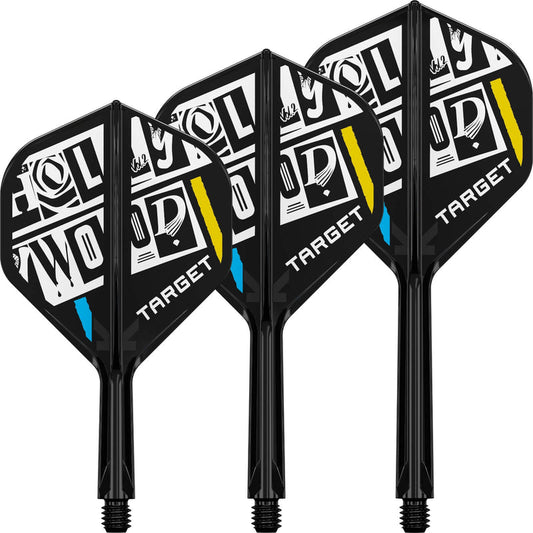 Target - K-Flex Chris Dobey - Big Wing Dart Flights - Integrated Flight & Shaft System