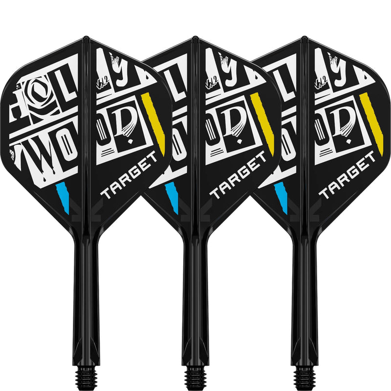 Target - K-Flex Chris Dobey - Big Wing Dart Flights - Integrated Flight & Shaft System