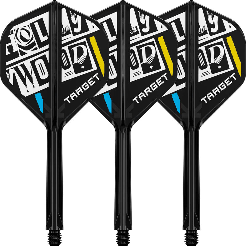 Target - K-Flex Chris Dobey - Big Wing Dart Flights - Integrated Flight & Shaft System
