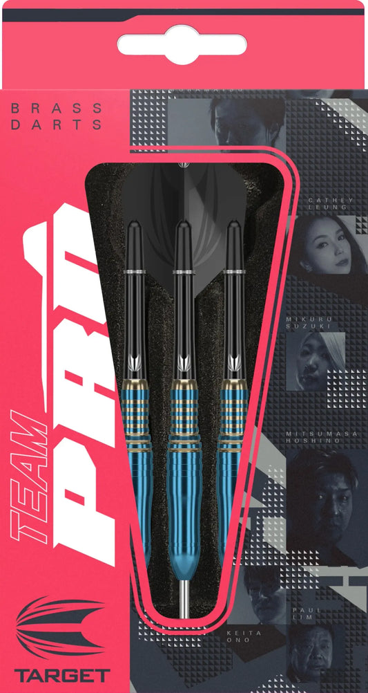 Target Darts Target Japan Team Pro Steel Series Haruki Muramatsu Rising Sun Brass Steel Tip Dart Set 18.5 Gram