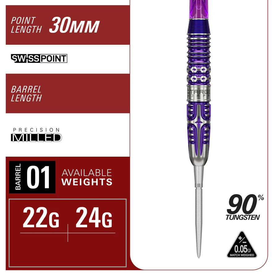ENDEAVOUR GEN3 90% SP STEEL TIP DARTS