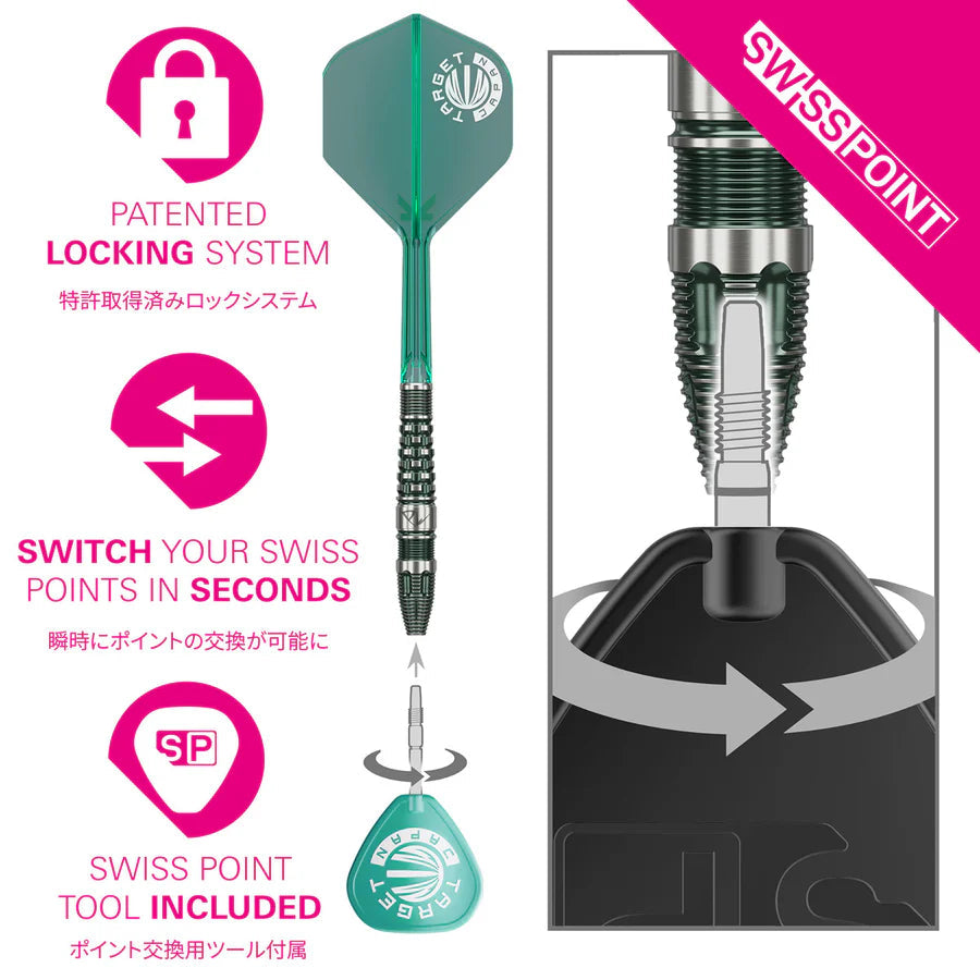 PRIME SERIES PW GEN3 90% 23G 25G SP STEEL TIP DARTS