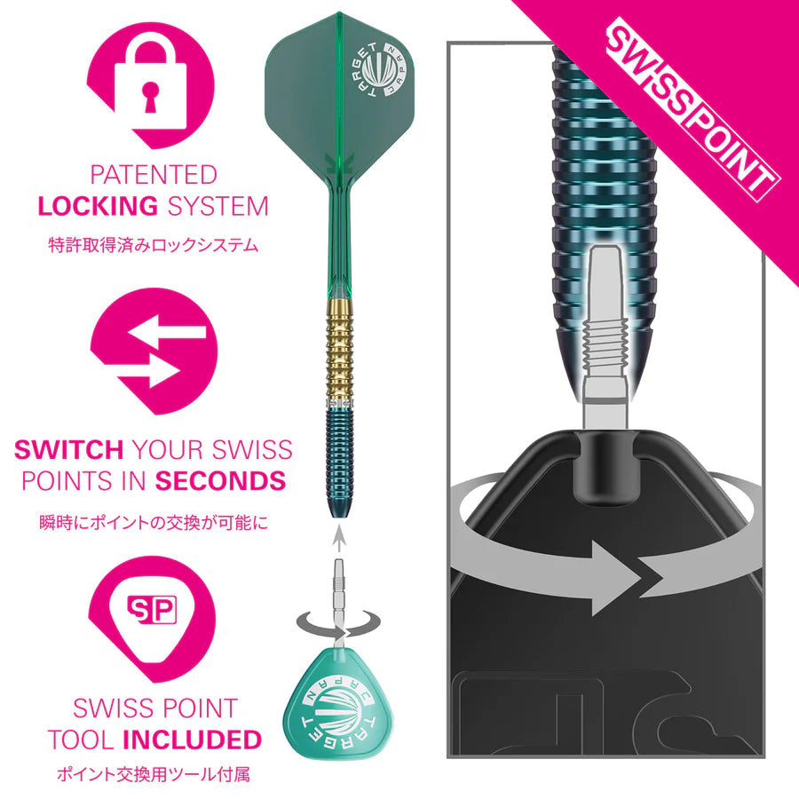 PRIME SERIES ZENITH GEN2.5 90% 23g SP STEEL TIP DARTS