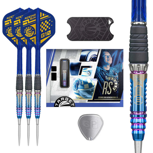 THE RISING SUN GEN10.5 95% 22G SP STEEL TIP DARTS