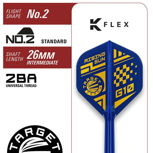 THE RISING SUN GEN10.5 95% 22G SP STEEL TIP DARTS