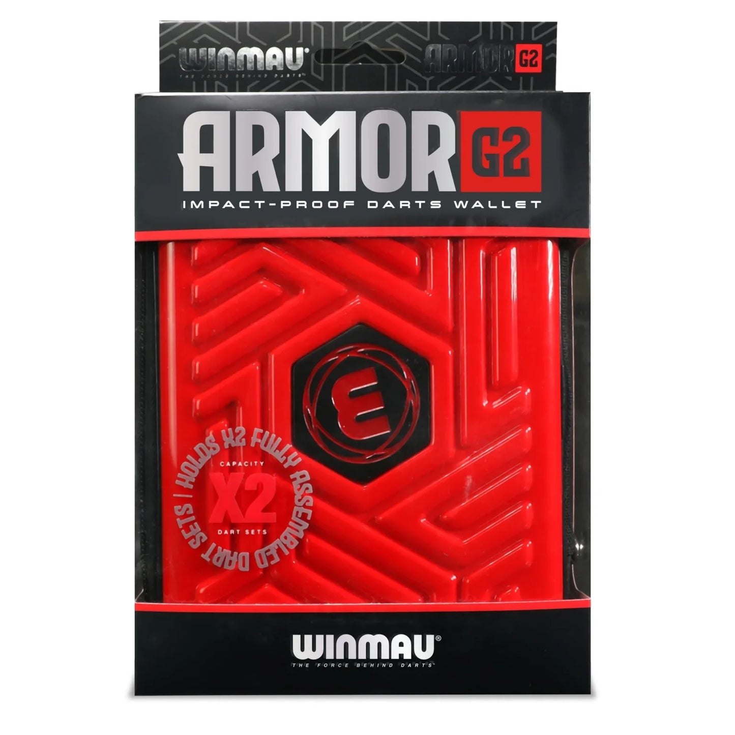 Winmau Armor G2 Red Dart Wallet Holds 2 x Sets of Darts