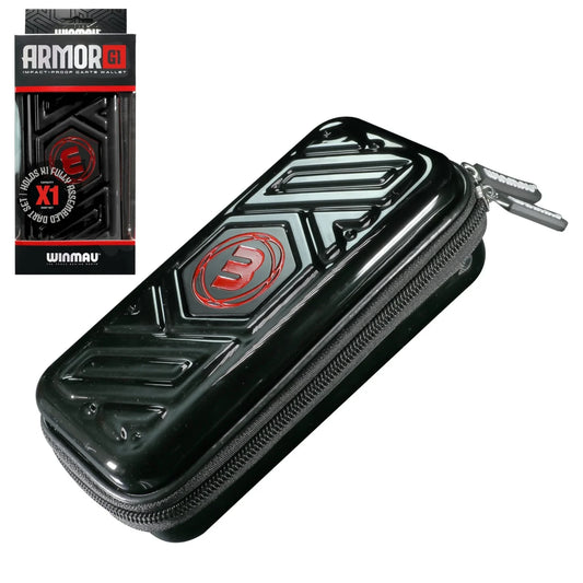 Winmau Armor G1 Black Dart Wallet Holds 2 x Sets of Darts