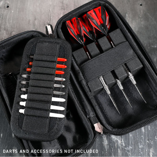 Winmau Armor G1 Black Dart Wallet Holds 2 x Sets of Darts