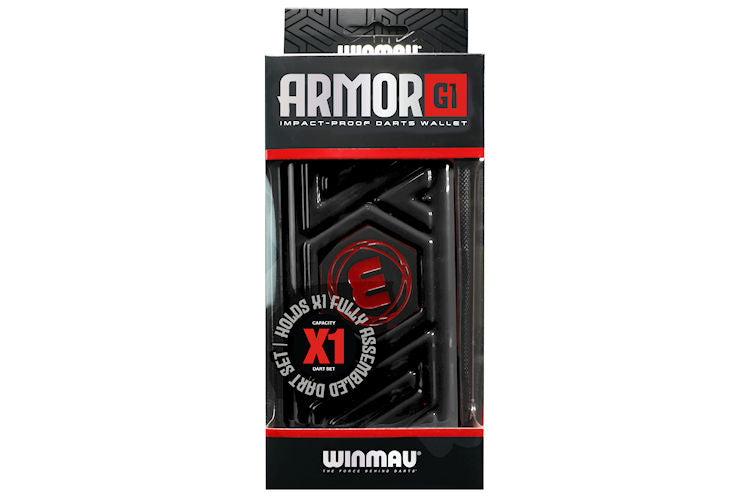Winmau Armor G1 Black Dart Wallet Holds 2 x Sets of Darts