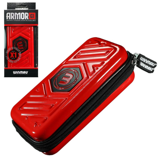 Winmau Armor G1 Red Dart Wallet Holds 2 x Sets of Darts