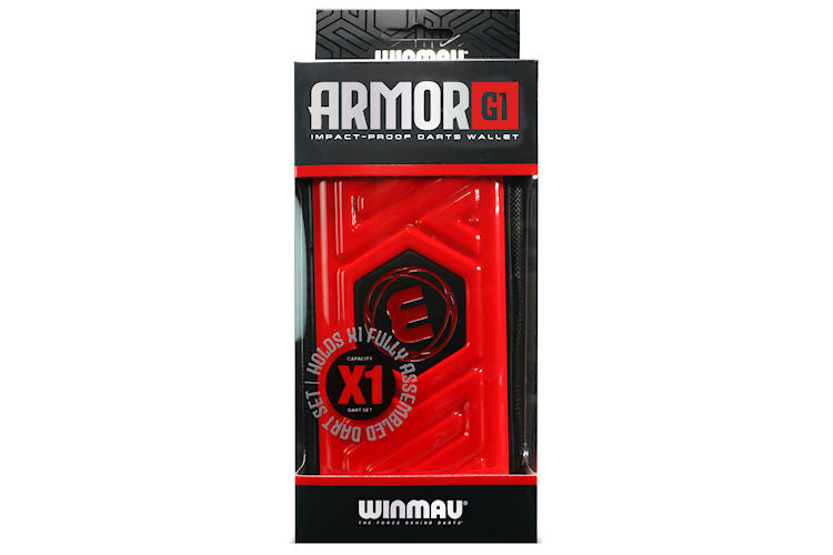 Winmau Armor G1 Red Dart Wallet Holds 2 x Sets of Darts (Copy)
