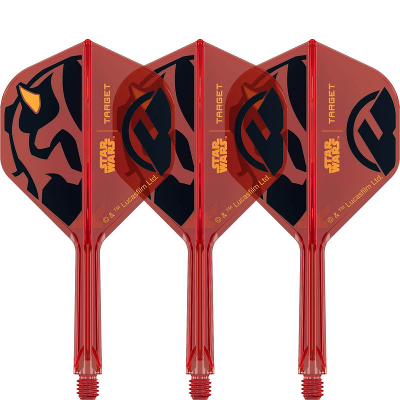 Target - Star Wars Darth Maul K-Flex - Big Wing Dart Flights - Integrated Flight & Shaft System