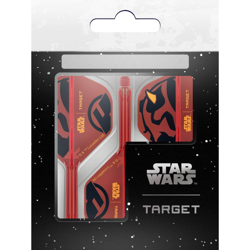 Target - Star Wars Darth Maul K-Flex - Big Wing Dart Flights - Integrated Flight & Shaft System