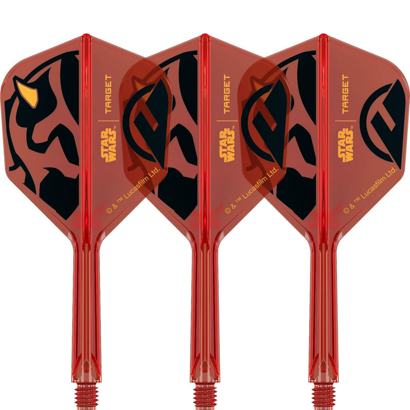 Target - Star Wars Darth Maul K-Flex - Standard Dart Flights - Integrated Flight & Shaft System