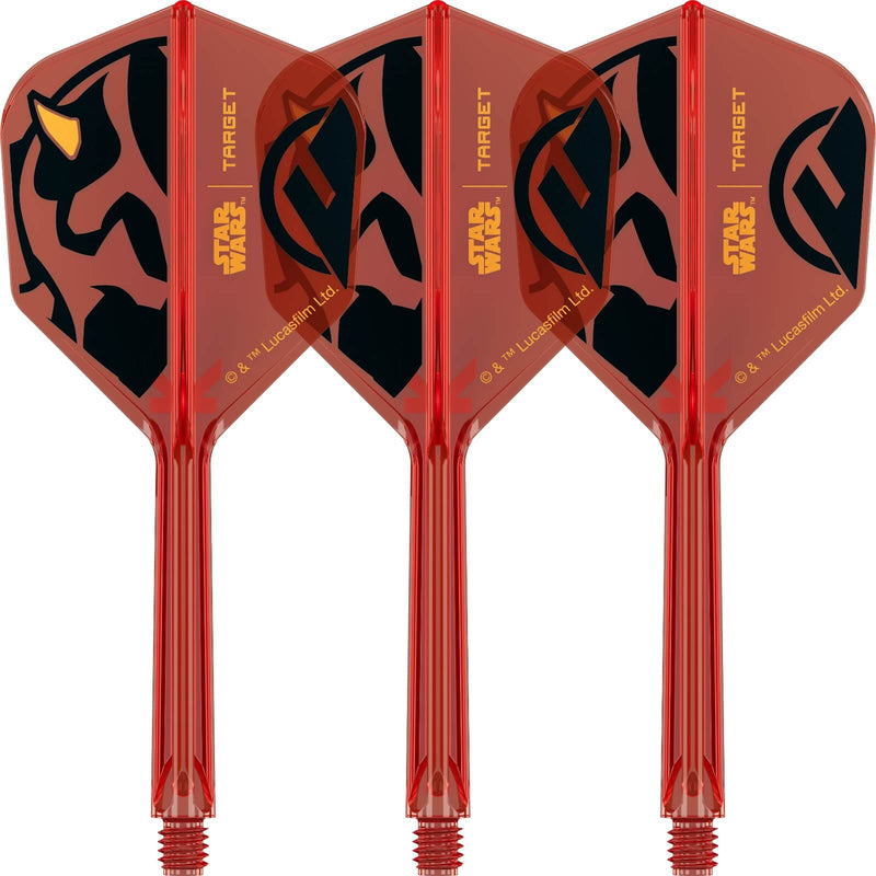 Target - Star Wars Darth Maul K-Flex - Standard Dart Flights - Integrated Flight & Shaft System