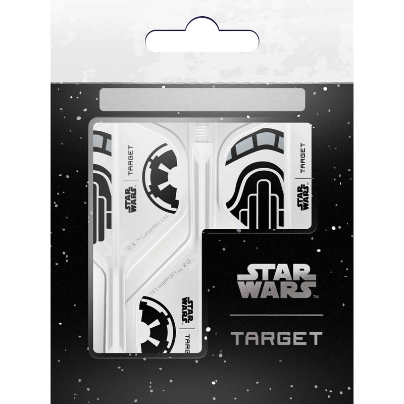 Target - Star Wars Stormtrooper K-Flex - Big Wing Dart Flights - Integrated Flight & Shaft System