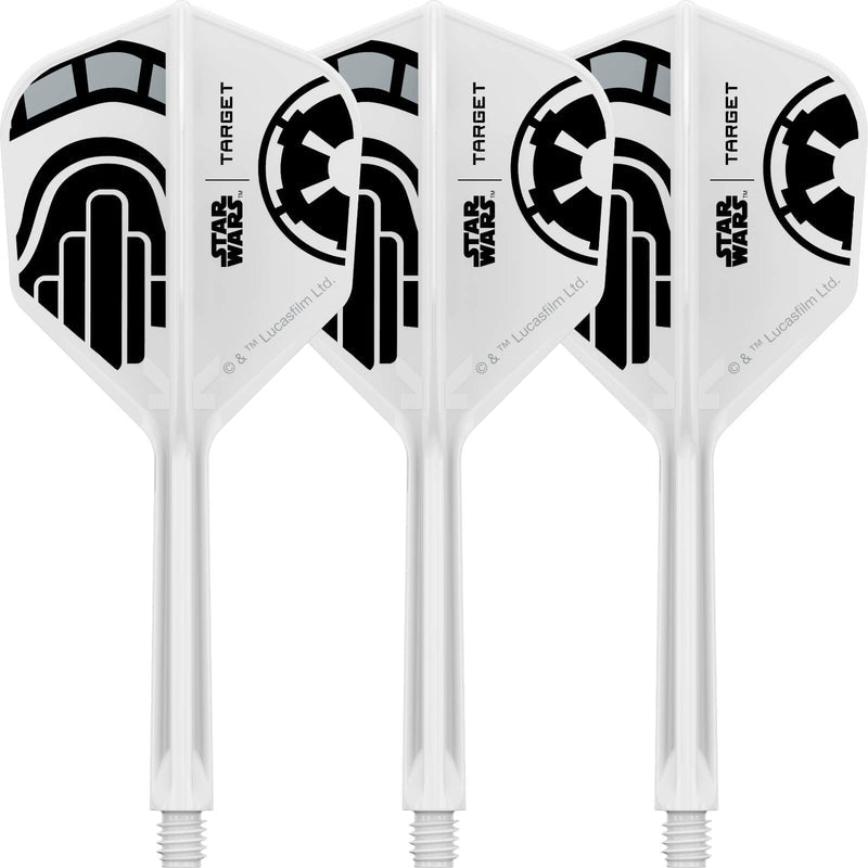 Target - Star Wars Stormtrooper K-Flex - Standard Dart Flights - Integrated Flight & Shaft System