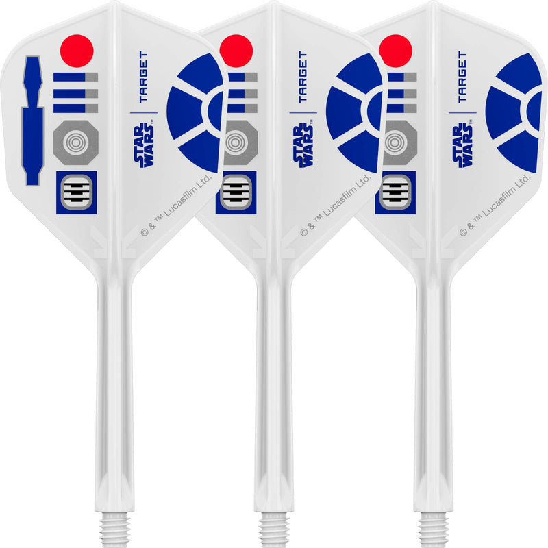 Target - Star Wars R2-D2 K-Flex - Standard Dart Flights - Integrated Flight & Shaft System