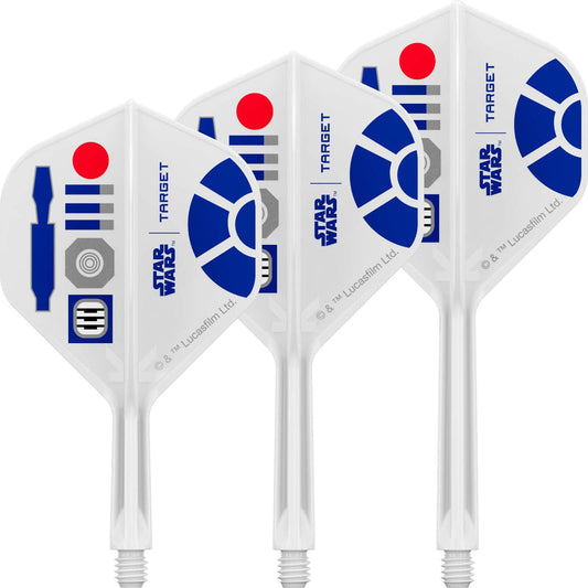Target - Star Wars R2-D2 K-Flex - Big Wing Dart Flights - Integrated Flight & Shaft System