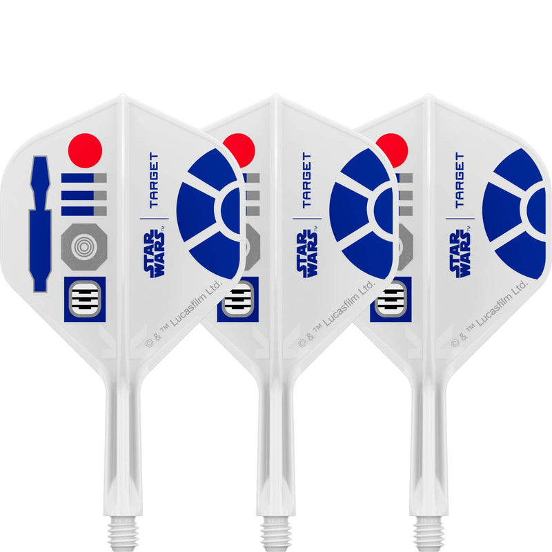 Target - Star Wars R2-D2 K-Flex - Big Wing Dart Flights - Integrated Flight & Shaft System