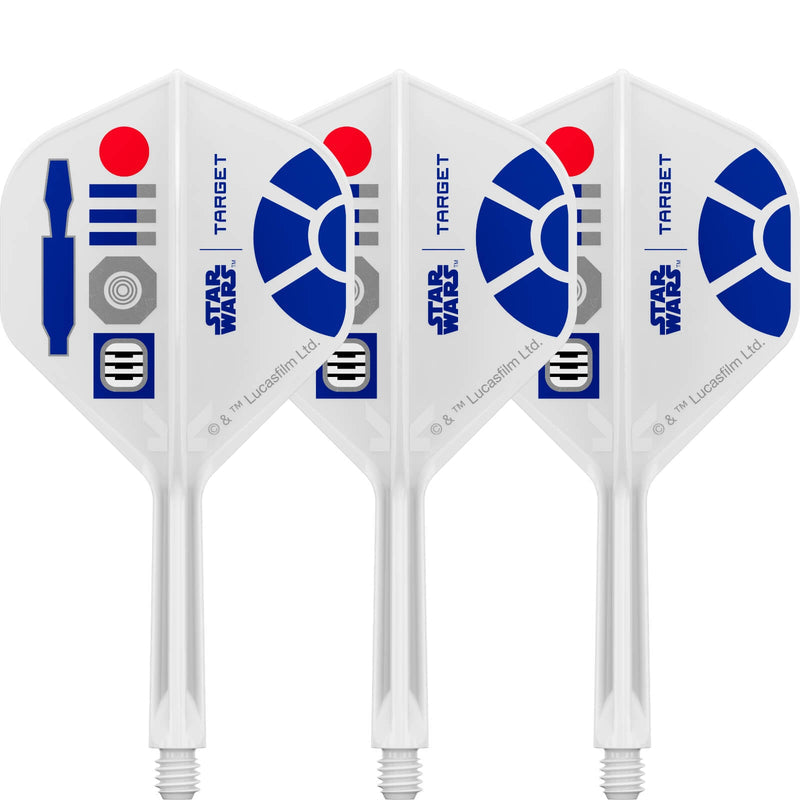 Target - Star Wars R2-D2 K-Flex - Big Wing Dart Flights - Integrated Flight & Shaft System