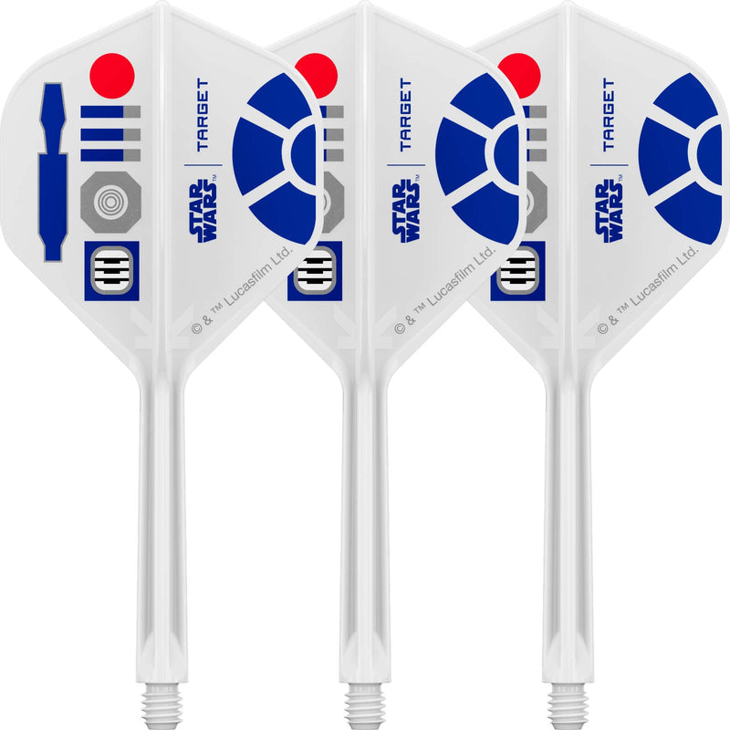 Target - Star Wars R2-D2 K-Flex - Big Wing Dart Flights - Integrated Flight & Shaft System