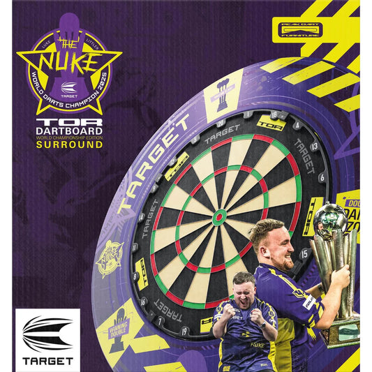 Target - Luke Littler World Champion Edition Tor Dartboard & Surround Bundle
