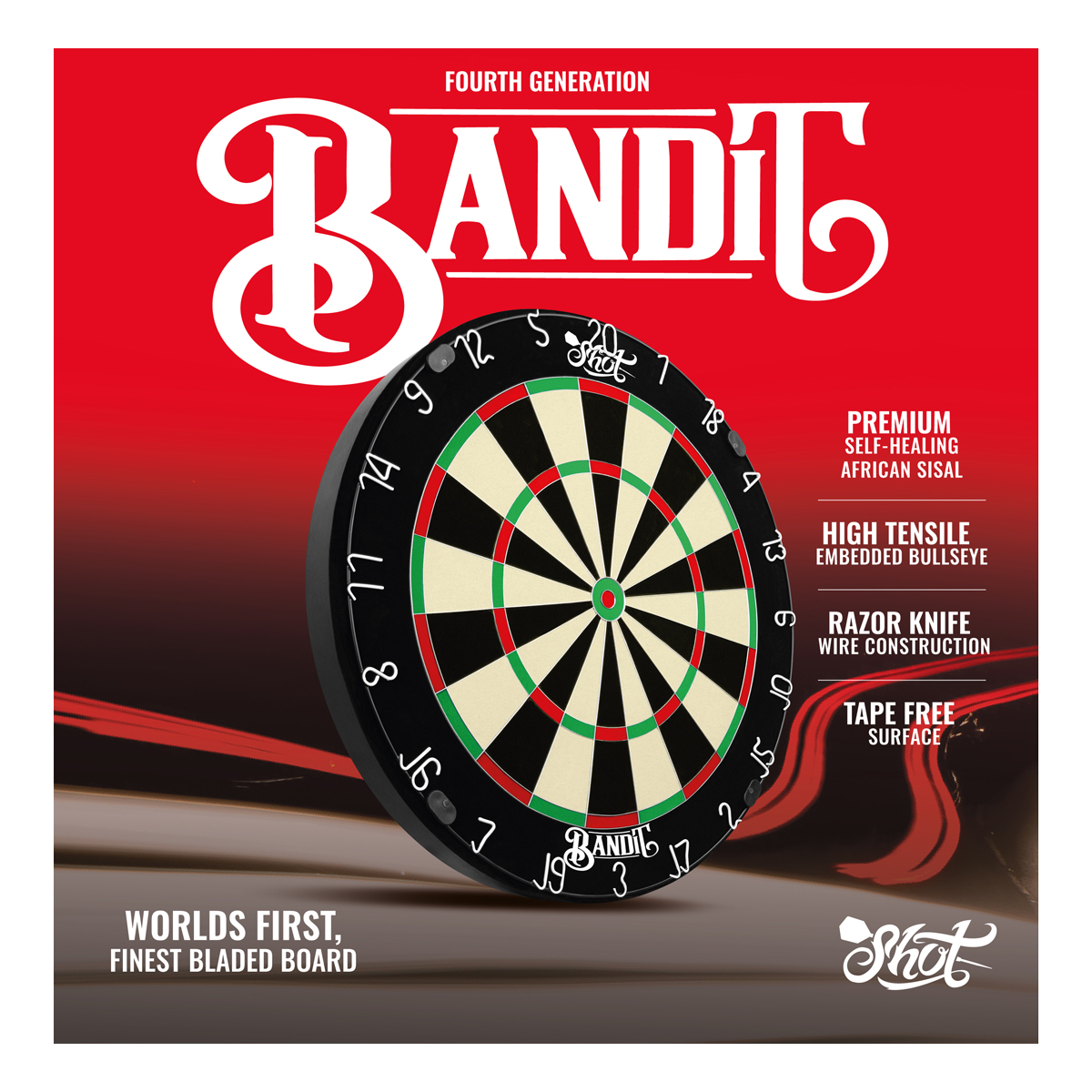Shot Bandit Dartboard