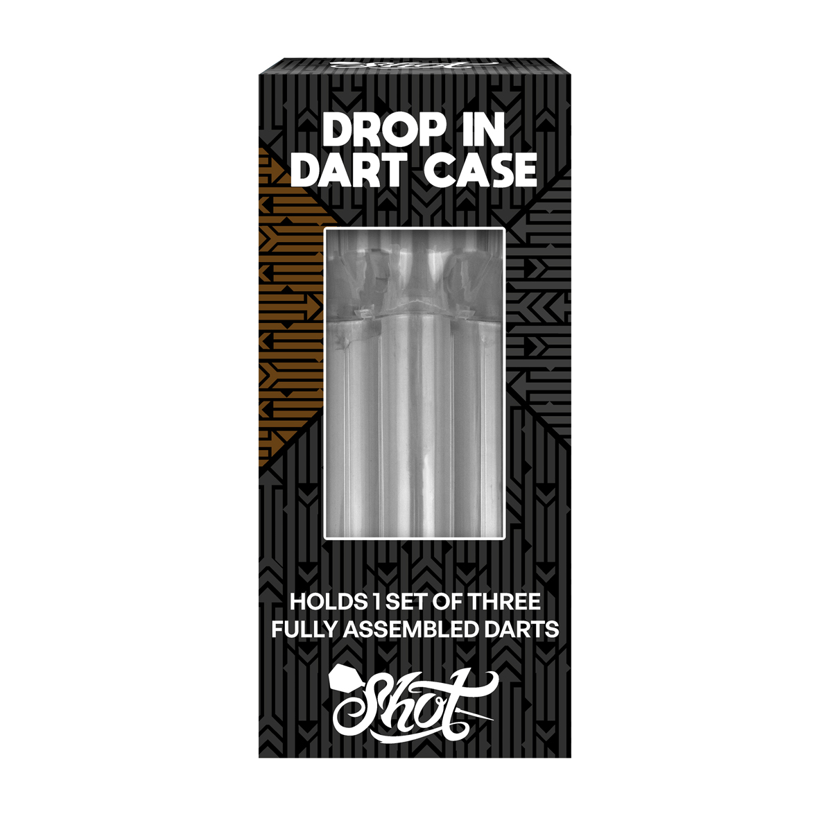 Shot Drop In Dart Case Clear