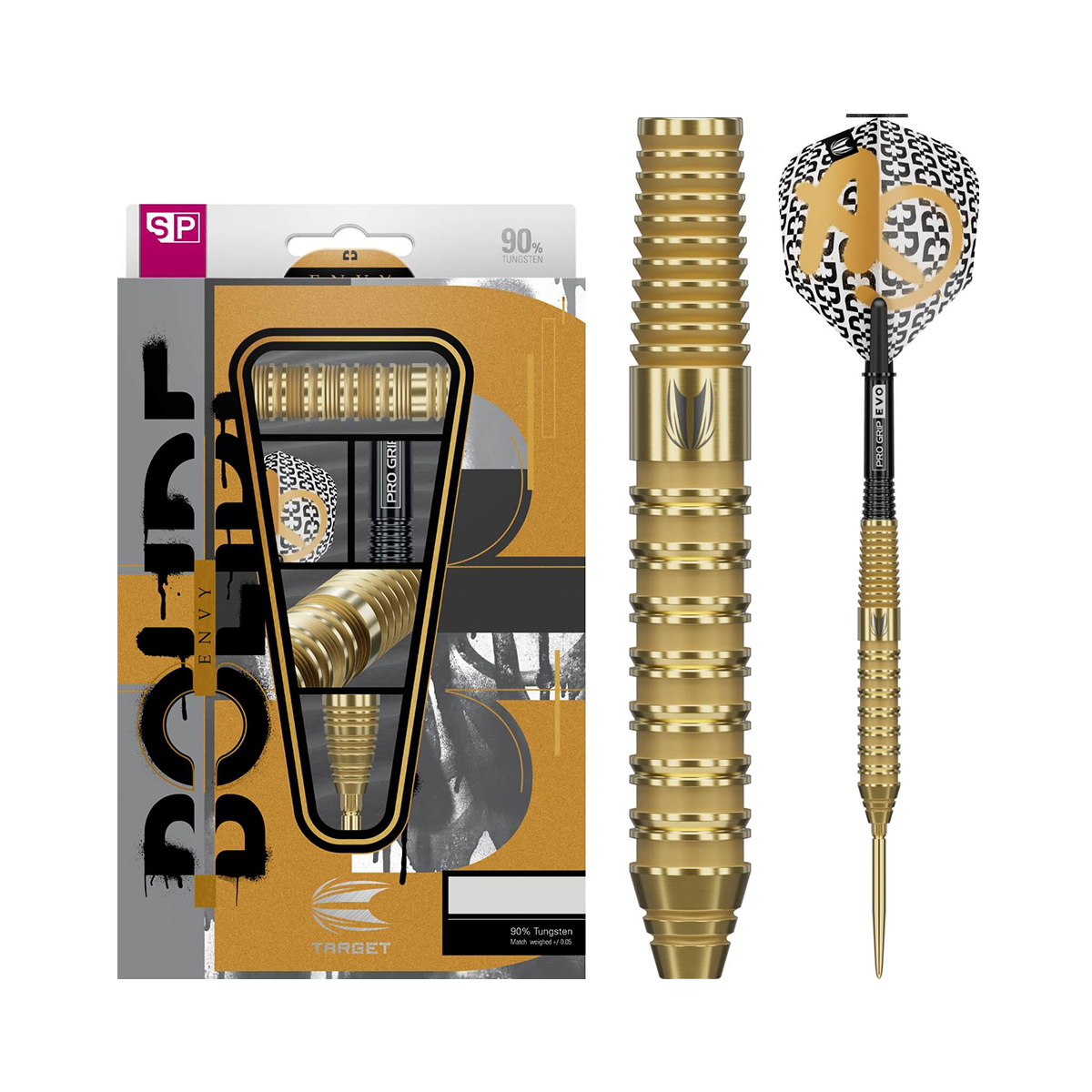 TARGET - BOLIDE ENVY 02 DARTS - SWISS POINT - 90% TUNGSTEN - 22G 23G 24G