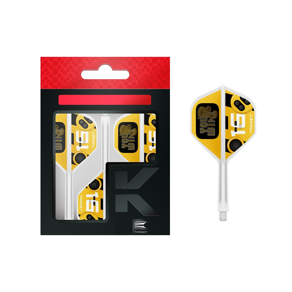 TARGET YOU WIN- K-FLEX All-In-One Moulded Flights NO6 Size All Lengths