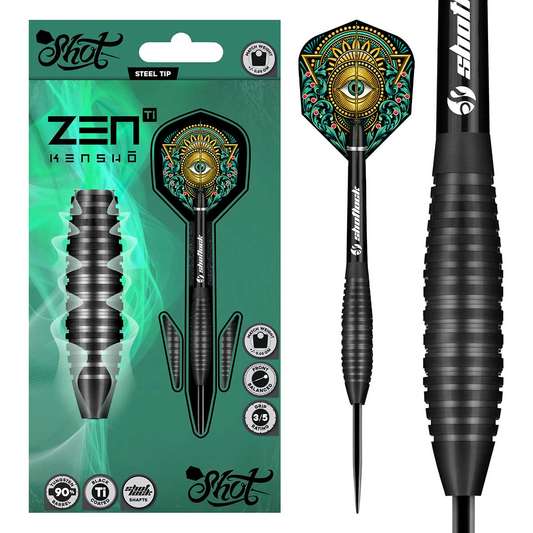 Zen Kensho Steel Tip Dart Set-90% Tungsten-30gm