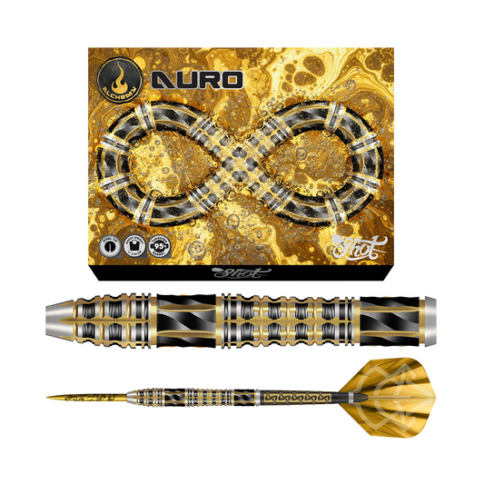 SHOT - ALCHEMY AURO DARTS - 95% TUNGSTEN - 23G 24G 25G