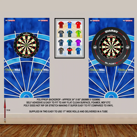Custom Dartboard Backdrop