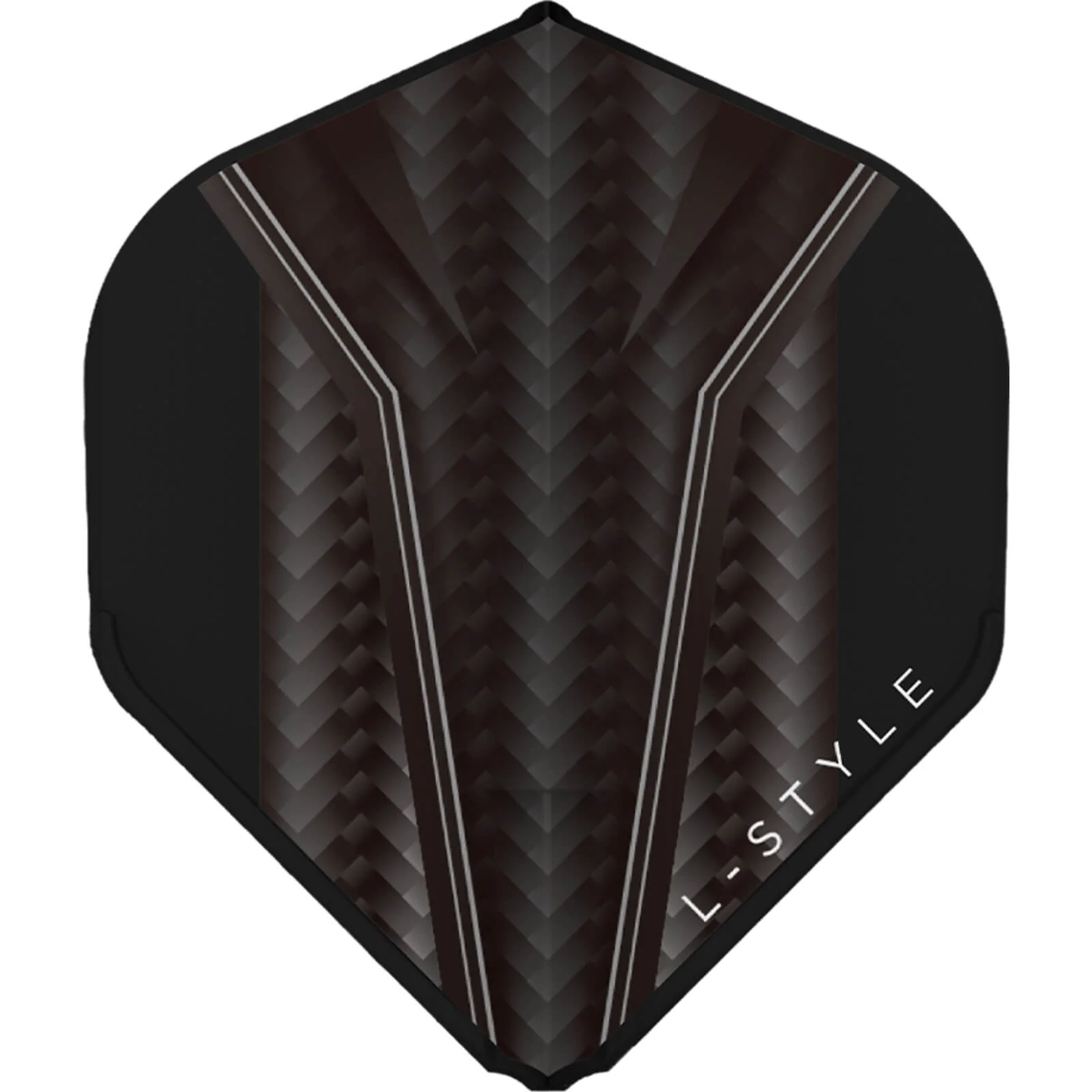 L-Style EZ Inception L1 Big Wing Dart Flights Black